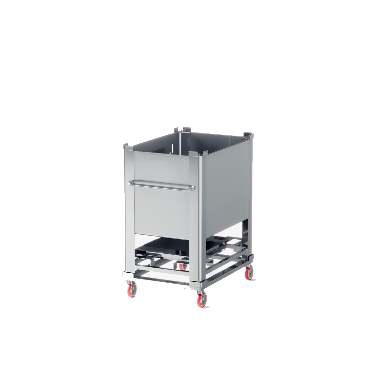 Contenedor CTD 0500 de 500 litros con ruedas y puerta lateral