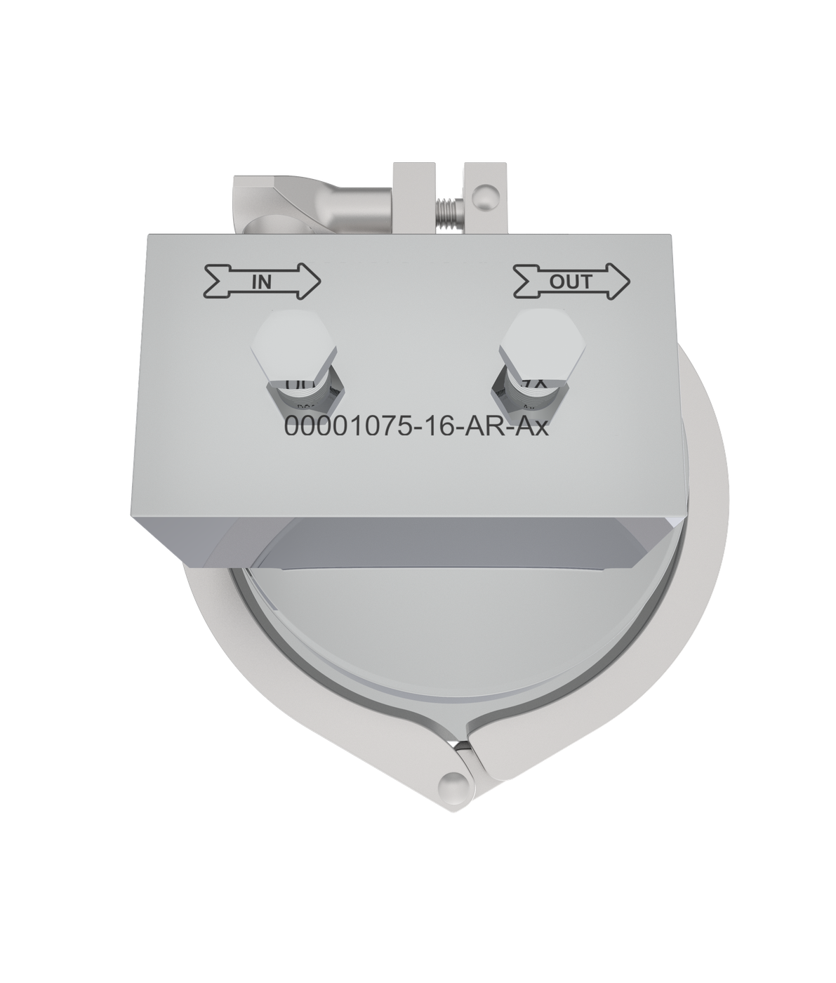 Carcasa portafiltro sanitaria SaniFlow STE-DO en 316L para cartuchos de doble extremo abierto