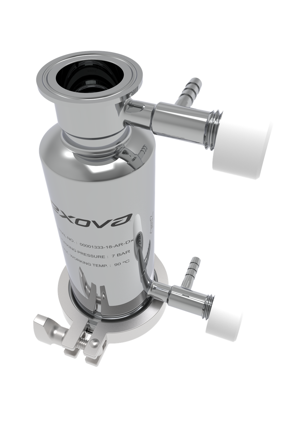 Carcasa portafiltro sanitaria SaniFlow SNU-K para cartuchos SKN