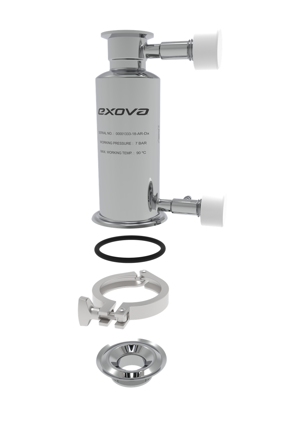 Carcasa portafiltro sanitaria SaniFlow SNU-K para cartuchos SKN
